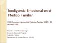 Inteligencia Emocional en el M dico Familiar XXII Congres