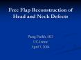 Free Flap Reconstruction of Head and Neck Defects Para