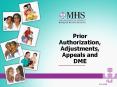 Prior Authorization, Adjustments, Appeals and DM