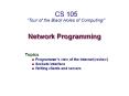  Tour of the Black Holes of Computing!  Network Programmin