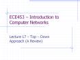 ECE453   Introduction to Computer Networks Lecture 17   Top