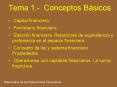 Tema 1.- Conceptos B sicos Capital financiero. Fen men