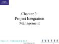 Chapter 3: Project Integration Management The Key to Overal