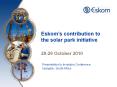 Insert image here Insert image here Eskom s contribution t