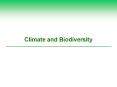 Climate and Biodiversity What Factors Influence Climate? A