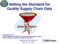 Setting the Standard for Quality Supply Chain Data Data i