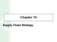 Supply Chain Strategy What is a Supply Chain? What is 