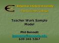 Emporia State University The Teachers College Teacher Wor