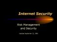 Internet Security Risk Management and Security Update