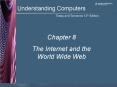 Chapter 8 The Internet and the World Wide Web * Types o