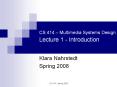 Principles Multimedia System concepts Multimedia Syste