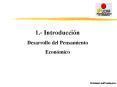 1.- Introducci n Desarrollo del Pensamiento Econ mico La