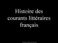 Les 5 grandes  tapes ... courants litt raires fran ais  ric