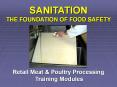 SANITATION THE FOUNDATION OF FOOD SAFETY Retail Meat 