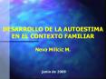 DESARROLLO DE LA AUTOESTIMA EN EL CONTEXTO FAMILIAR Nev