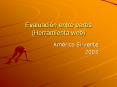 Evaluaci n entre pares (Herramienta web) Am rico Sirvent