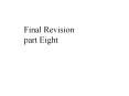 Final Revision part Eight Adam & Eve & the story of th