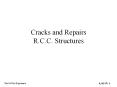 Cracks and Repairs R.C.C. Structures Cracks in buildin