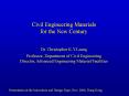 Civil Engineering Materials for the New Century Dr