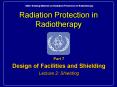 Radiation Protection in Radiotherapy Part 7 Design o
