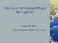 Theories of Development Piaget and Vygotsky Edwin D. Bel