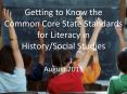 Getting to Know the Common Core State Standards for Literac