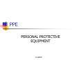 ppe personal protective equipment what is ppe for ? persona
