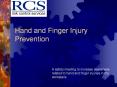 Hand and Finger Injury Prevention A safety meeting t