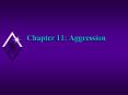 What is Aggression? Aggression- physical or verbal behavio