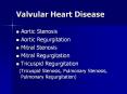 Valvular Heart Disease Aortic Stenosis Aortic Regurgitatio