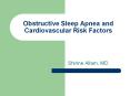 Obstructive Sleep Apnea and Cardiovascular Risk Factor