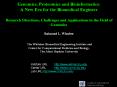 A New Era for the Biomedical Engineer Research Directions