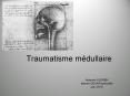 Traumatisme m dullaire No mie AUDREN Interne DESAR-grenobl