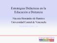 Estrategias Did cticas en la Educaci n a Distancia Nayesi