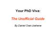 The Unofficial Guide By Daniel Osei-Joehene Structur