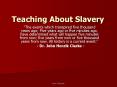 Teaching About Slavery