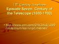 17th Century Timelines Episode Seven: Century of th