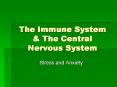 The Immune System & The Central Nervous System Stress an