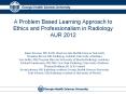 A Problem Based Learning Approach to Ethics an