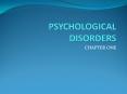 CHAPTER ONE Somatoform Disorders Conversion Disorders i