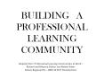 BUILDING A PROFESSIONAL LEARNING COMMUNITY Adapted from