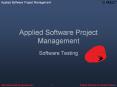 Applied Software Project Management Software Testing Qualit
