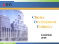 Cluster _Development __ Initiative December 2006 Inde