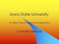 Iowa State University Facilities Planning and Managemen