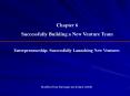 Chapter 6 Successfully Building a New Venture Tea
