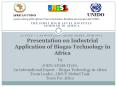 AFRICAN UNION UNIDO A joint activity of the African Unio