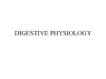 digestive physiology physiological processes mechanica
