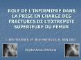 role de l infirmiere dans la prise en charge des fracture