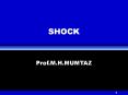 SHOCK Prof.M.H.MUMTAZ SHOCK Inadequate perfusion (bloo