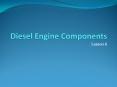 Lesson 6 Diesel Engine Components Main parts structura